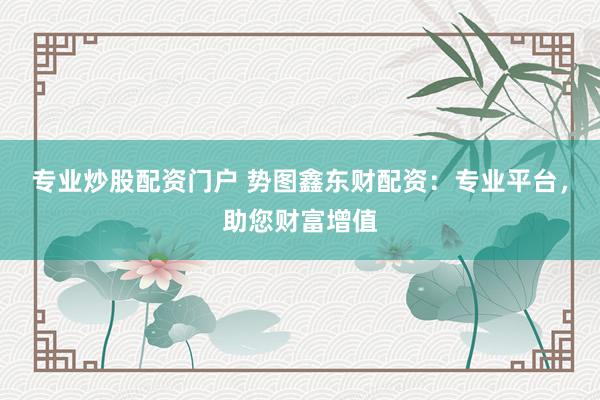 专业炒股配资门户 势图鑫东财配资：专业平台，助您财富增值
